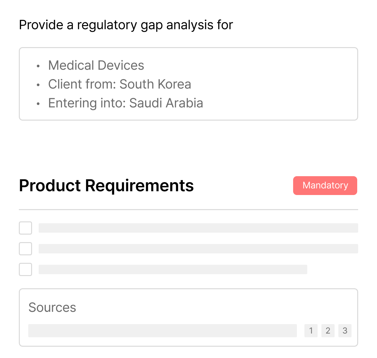 Federation regulatory analysis